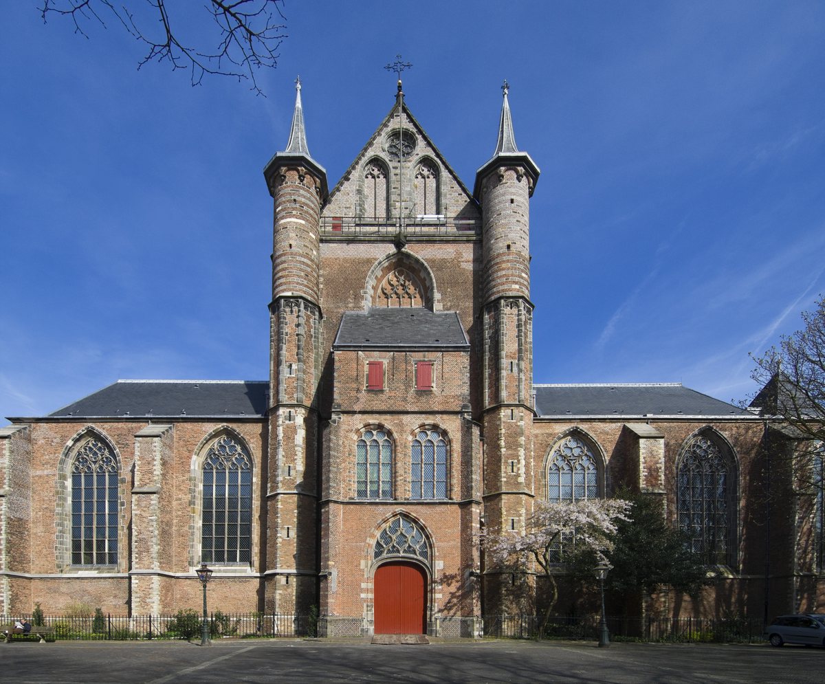The Pieterskerk in Leiden, holding Rembrandt's unmarked family grave