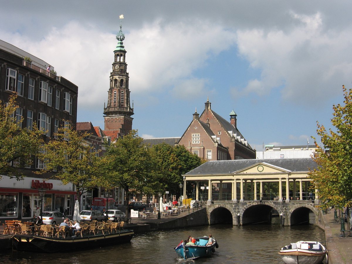 The Koornbrug, Leiden's covered 1825 grain-trading bridge